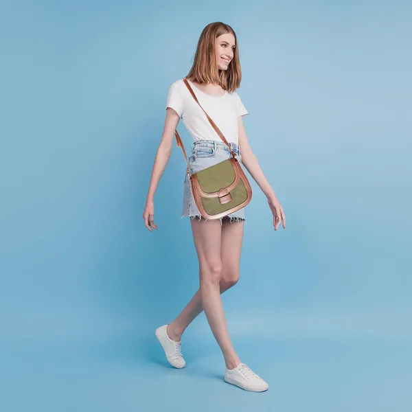 Green_And_Tan_Canvas_Premium_Sling_Bag_For_Women