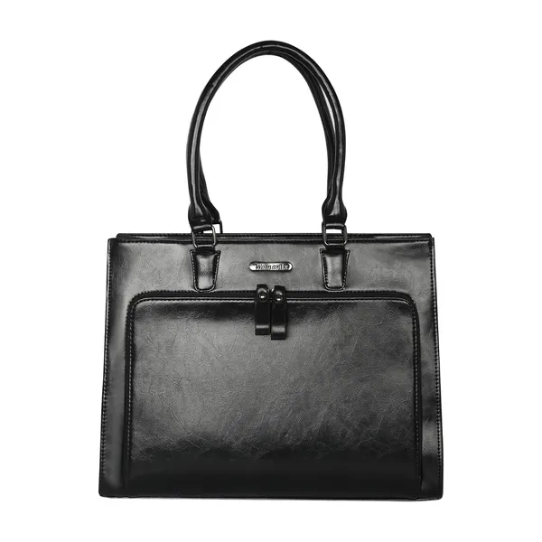 Black_Pu_Premium_Laptop_Tote_Bag_For_Women