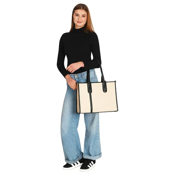 Green_And_Tan_Canvas_Premium_Laptop_Tote_Bag_For_Women