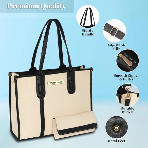 Green_And_Tan_Canvas_Premium_Laptop_Tote_Bag_For_Women