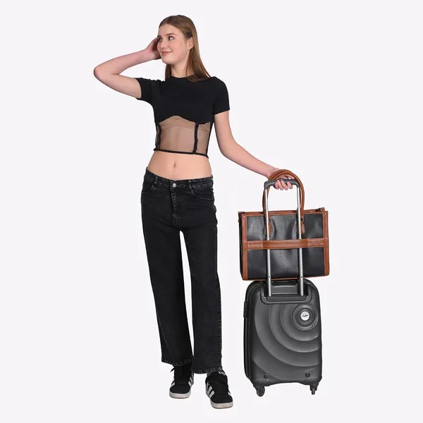 Black_And_Tan_Pu_Premium_Laptop_Tote_Bag_For_Women