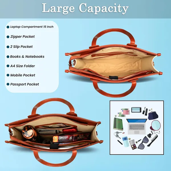 Black_And_Tan_Pu_Premium_Laptop_Tote_Bag_For_Women