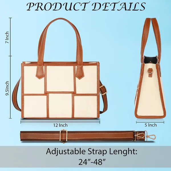 Beige_And_Tan_Canvas_Premium_Handbag_For_Women