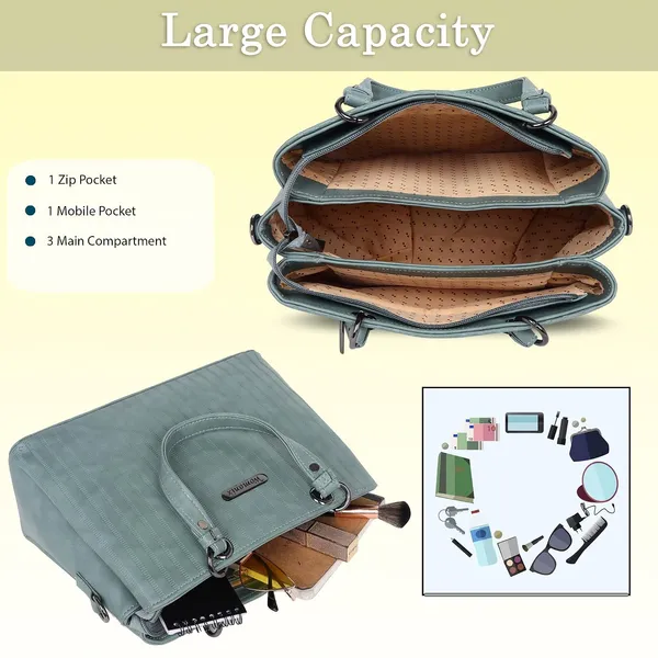 Green_Pu_Premium_Handbag_For_Women