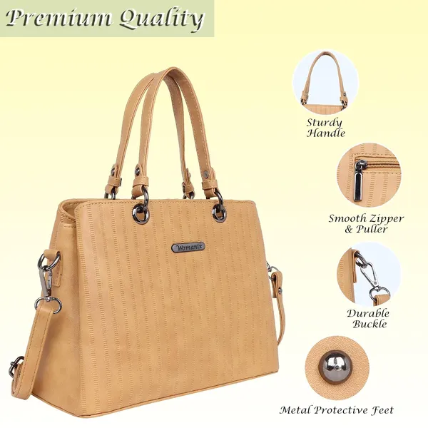 Yellow_Pu_Premium_Handbag_For_Women
