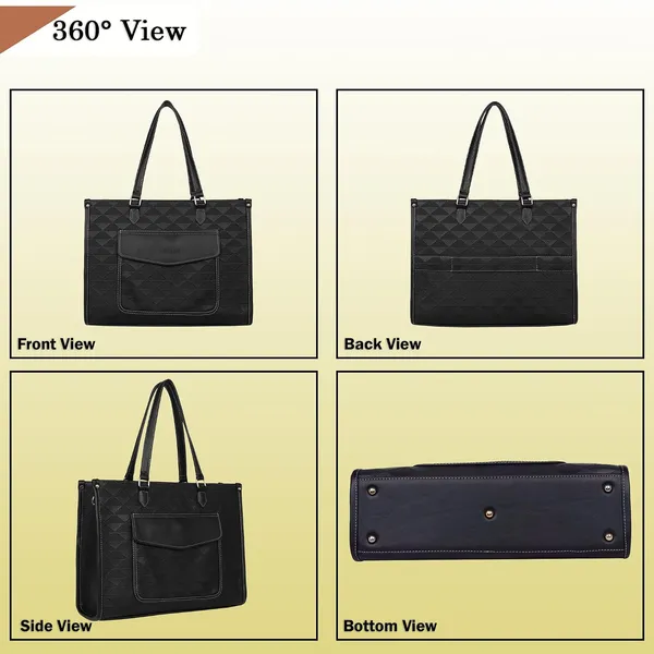 Black_Pu_Premium_Laptop_Tote_Bag_For_Women