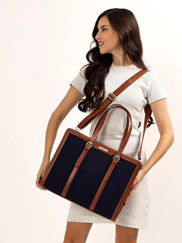 Blue_And_Tan_Canvas_Premium_Laptop_Tote_Bag_For_Women