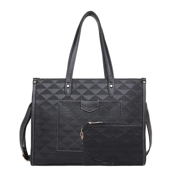 Black_Pu_Premium_Laptop_Tote_Bag_For_Women