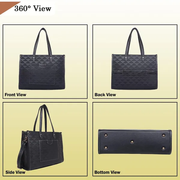 Black_Pu_Premium_Laptop_Tote_Bag_For_Women