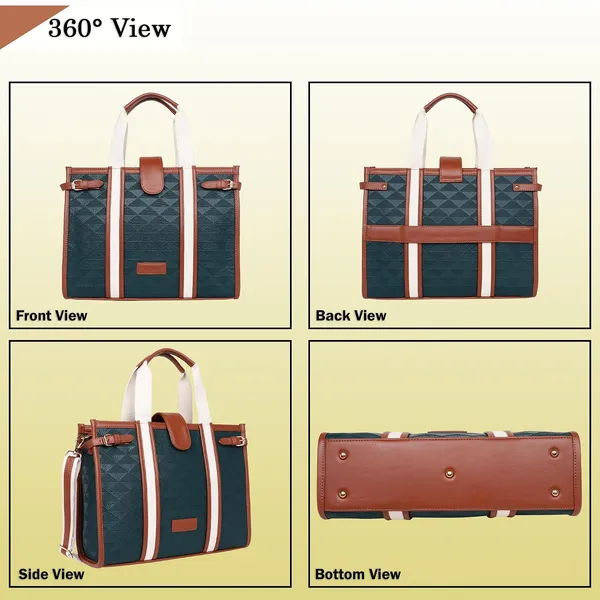 Blue_And_Tan_Pu_Premium_Laptop_Tote_Bag_For_Women