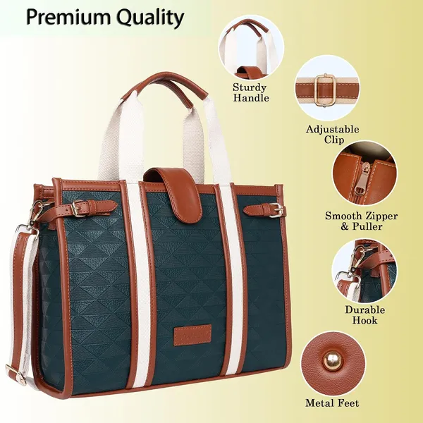 Blue_And_Tan_Pu_Premium_Laptop_Tote_Bag_For_Women