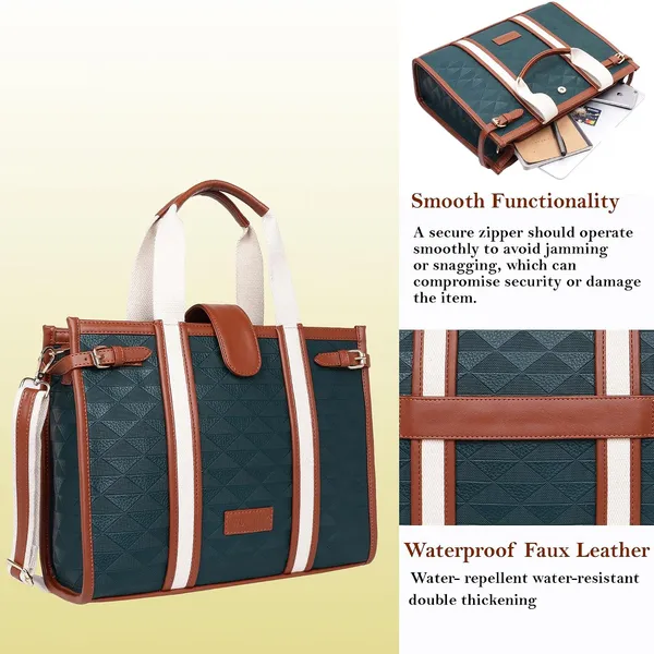 Blue_And_Tan_Pu_Premium_Laptop_Tote_Bag_For_Women