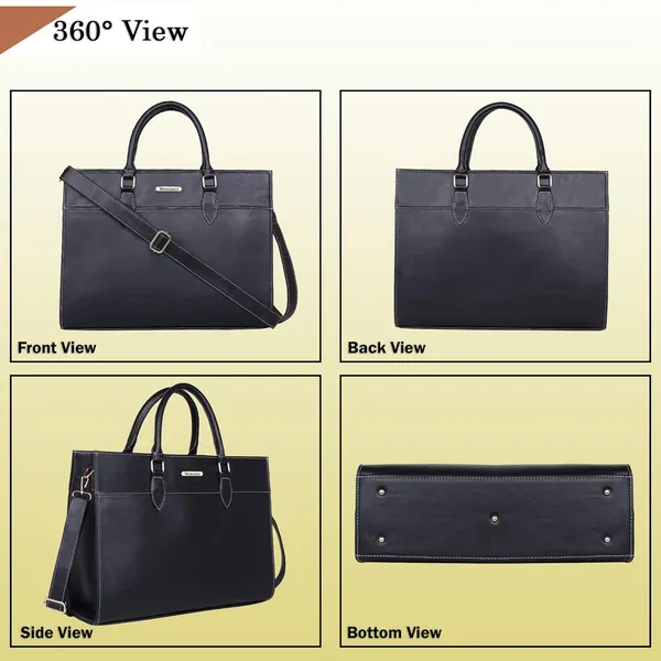 Black_Pu_Premium_Laptop_Tote_Bag_For_Women