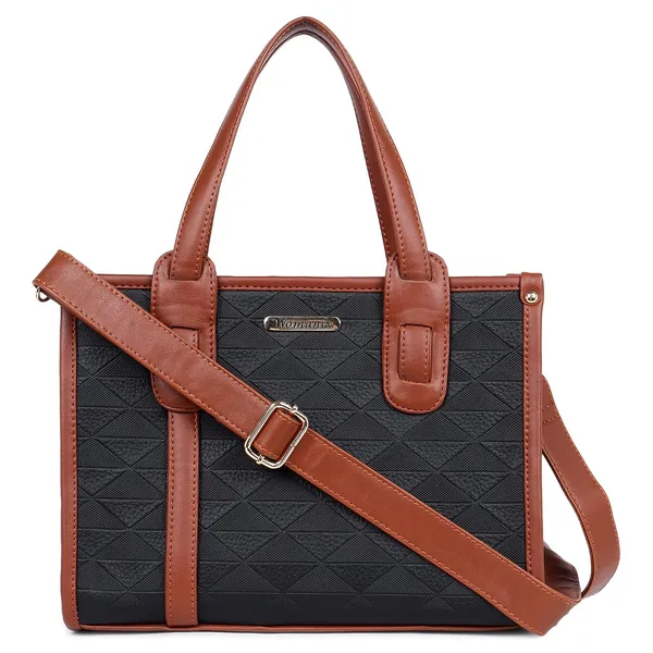Black_And_Tan_Pu_Premium_Handbag_For_Women