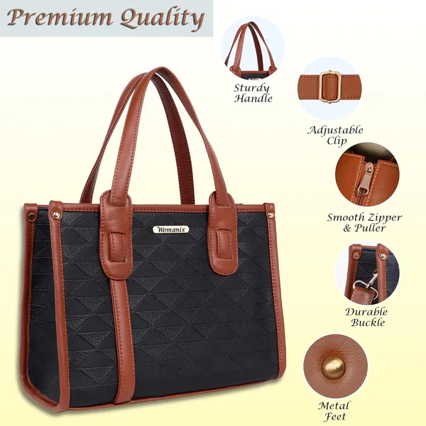 Black_And_Tan_Pu_Premium_Handbag_For_Women