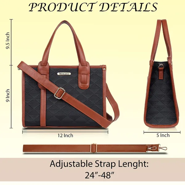 Black_And_Tan_Pu_Premium_Handbag_For_Women
