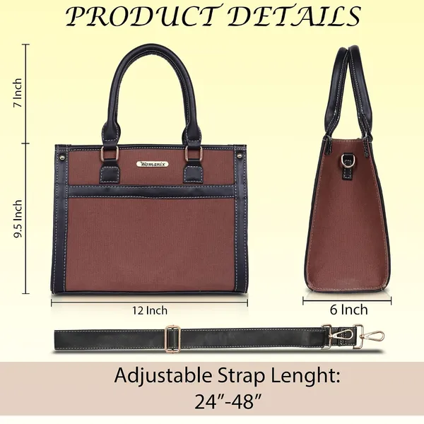 Brown_And_Black_Canvas_Premium_Handbag_For_Women