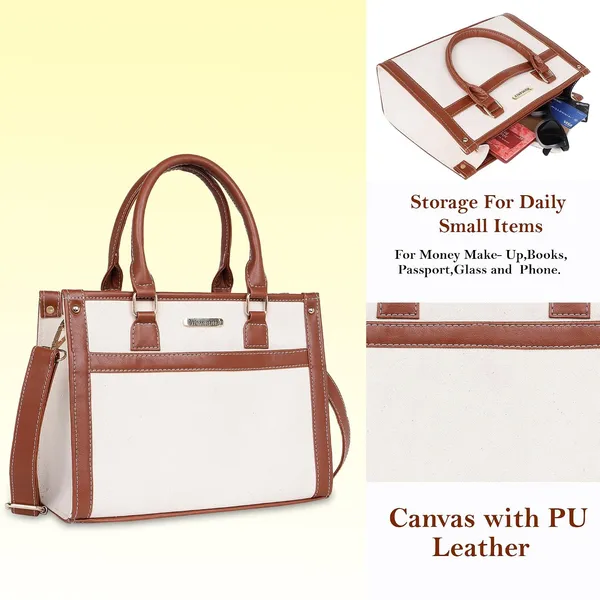 Beige_And_Tan_Canvas_Premium_Handbag_For_Women