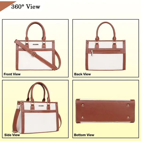 Beige_And_Black_Canvas_Premium_Handbag_For_Women