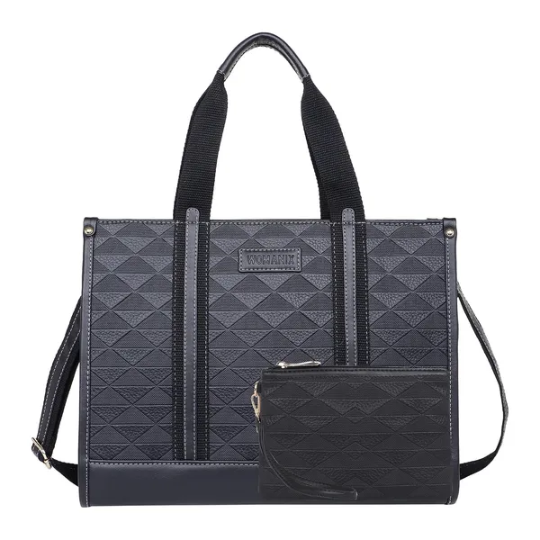 Black_Pu_Premium_Laptop_Tote_Bag_For_Women