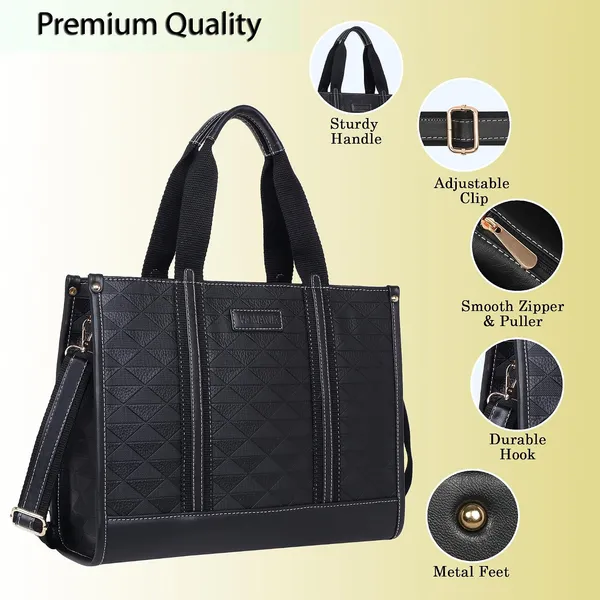 Black_Pu_Premium_Laptop_Tote_Bag_For_Women