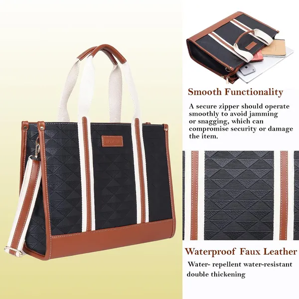 Black_And_Tan_Pu_Premium_Laptop_Tote_Bag_For_Women