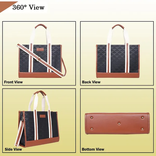 Black_And_Tan_Pu_Premium_Laptop_Tote_Bag_For_Women