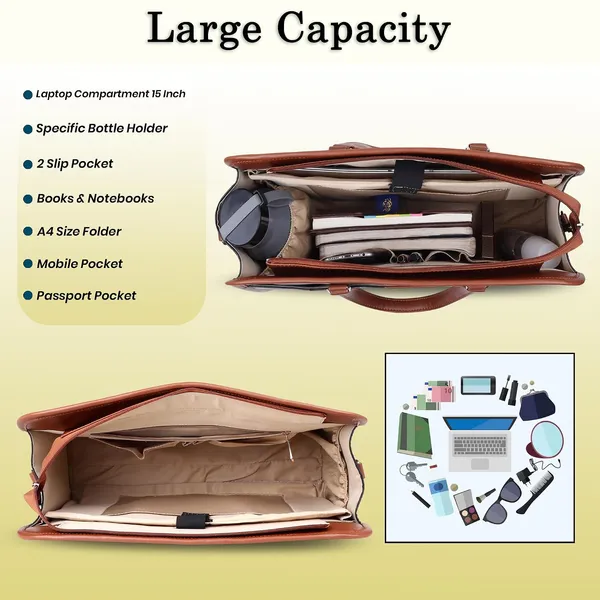 Black_And_Tan_Pu_Premium_Laptop_Tote_Bag_For_Women