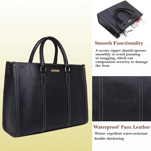 Black_Pu_Premium_Laptop_Tote_Bag_For_Women