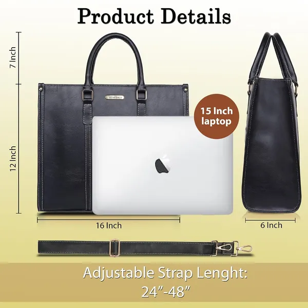 Black_Pu_Premium_Laptop_Tote_Bag_For_Women