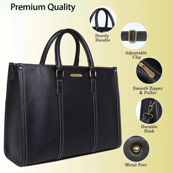 Black_Pu_Premium_Laptop_Tote_Bag_For_Women