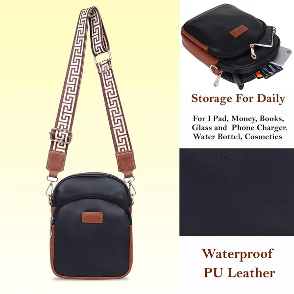 Black_And_Tan_Pu_Premium_Sling_Bag_For_Women