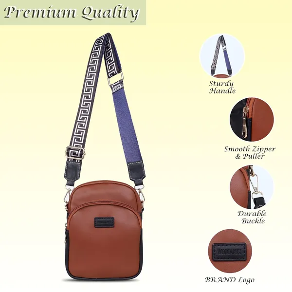 Tan_And_Black_Pu_Premium_Sling_Bag_For_Women