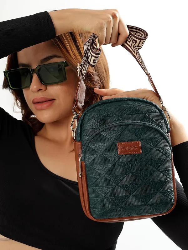 Blue_And_Tan_Pu_Premium_Sling_Bag_For_Women