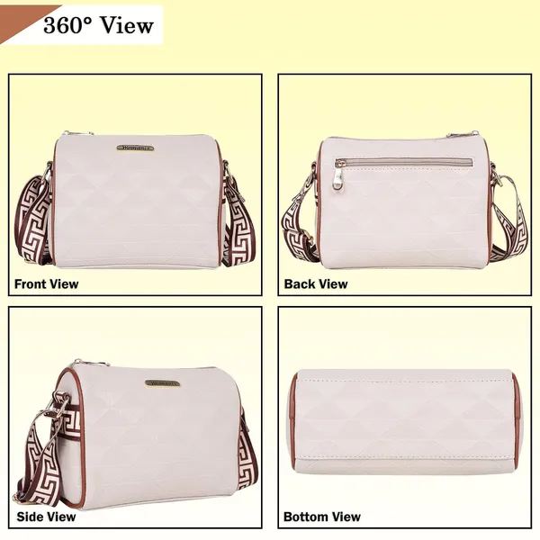Beige_And_Tan_Pu_Premium_Sling_Bag_For_Women