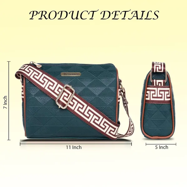 Blue_And_Tan_Pu_Premium_Sling_Bag_For_Women