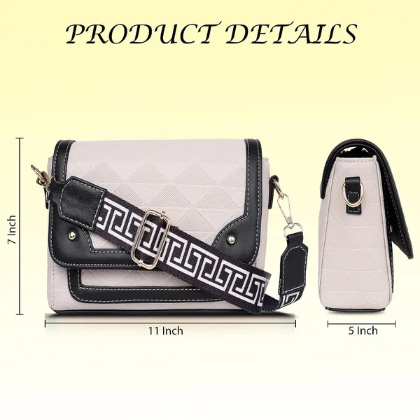 Tan_And_Black_Pu_Premium_Sling_Bag_For_Women