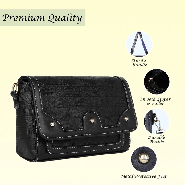 Black_Pu_Premium_Sling_Bag_For_Women