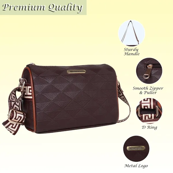 Brown_And_Tan_Pu_Premium_Sling_Bag_For_Women