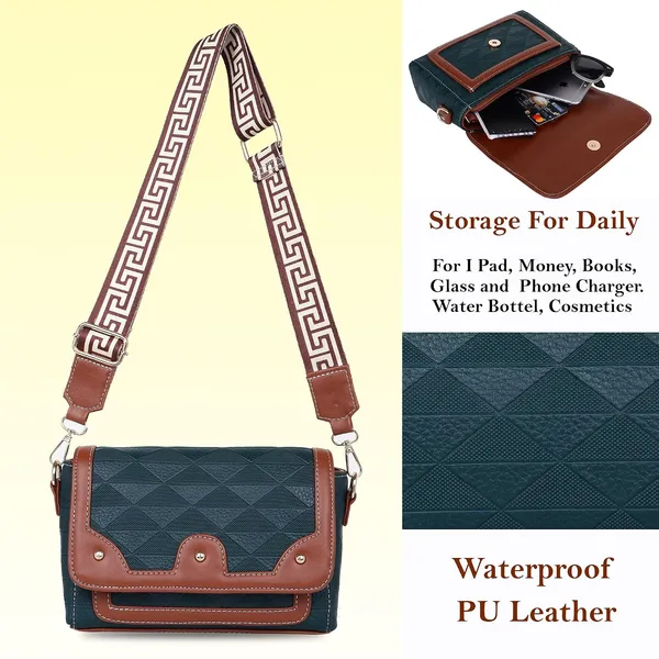 Blue_And_Tan_Pu_Premium_Sling_Bag_For_Women