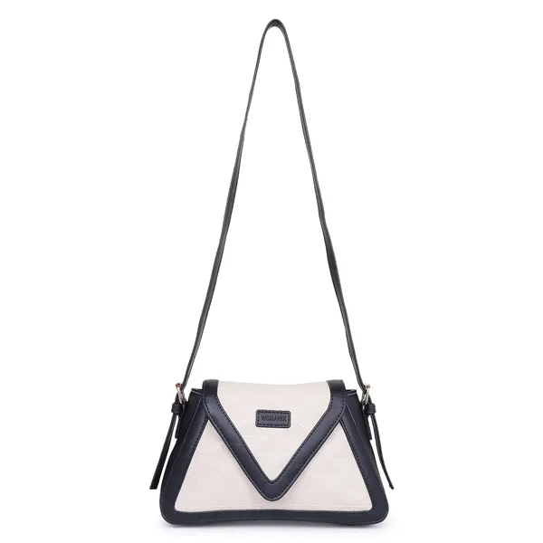 Beige_And_Black_Pu_Premium_Sling_Bag_For_Women
