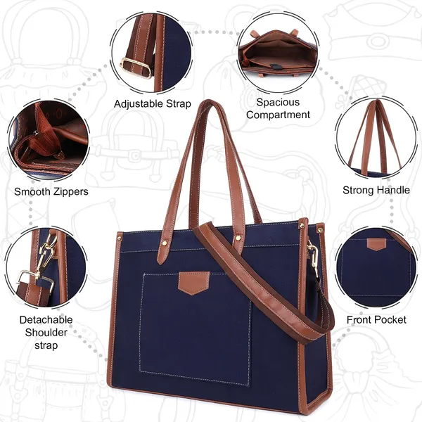 Blue_And_Tan_Canvas_Premium_Laptop_Tote_Bag_For_Women