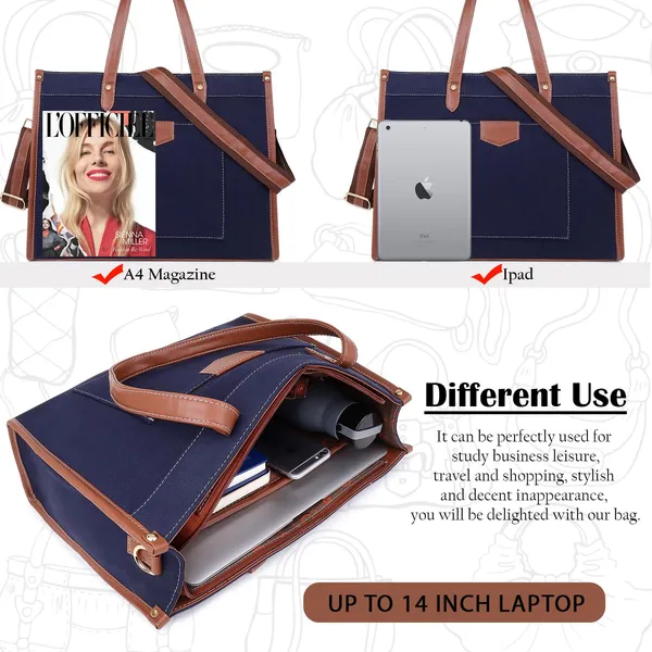 Blue_And_Tan_Canvas_Premium_Laptop_Tote_Bag_For_Women