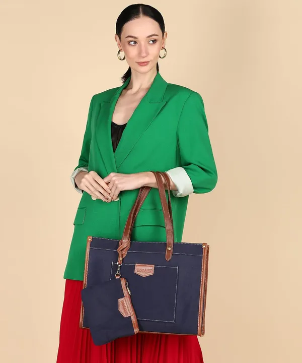 Blue_And_Tan_Canvas_Premium_Laptop_Tote_Bag_For_Women