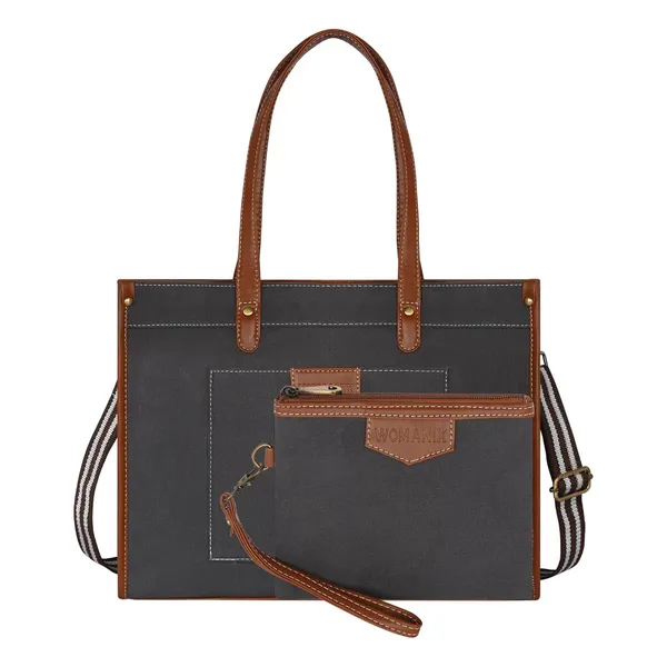 Grey_And_Tan_Canvas_Premium_Laptop_Tote_Bag_For_Women