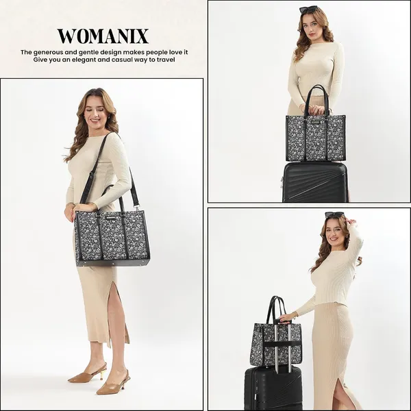 Black_And_White_Jute_Premium_Laptop_Tote_Bag_For_Women