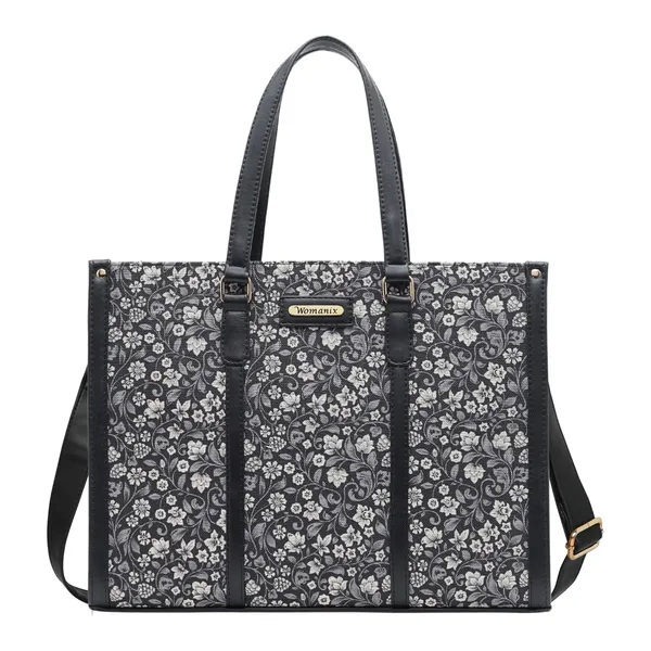 Black_And_White_Jute_Premium_Laptop_Tote_Bag_For_Women