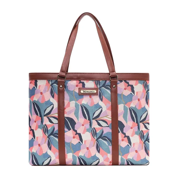 Peach_And_Sky_Blue_Jute_Premium_Handbag_And_Shoulder_Bag_For_Women