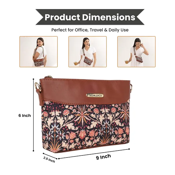 Black_And_Pink_Jute_Premium_Sling_Bag_For_Women