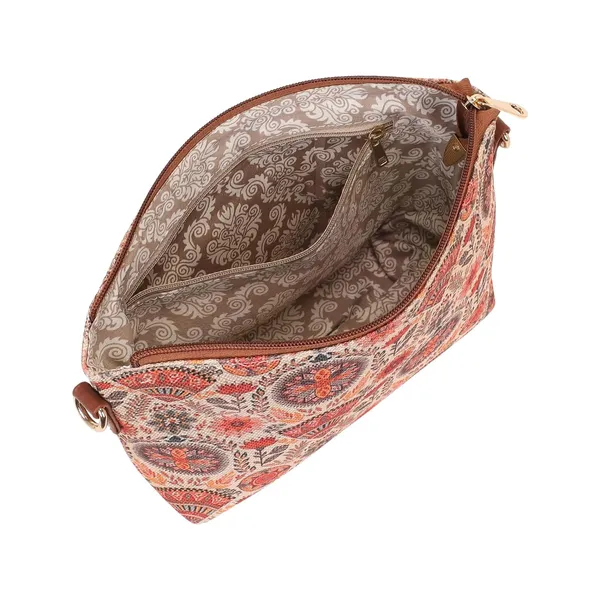 White_And_Peach_Jute_Premium_Sling_Bag_For_Women